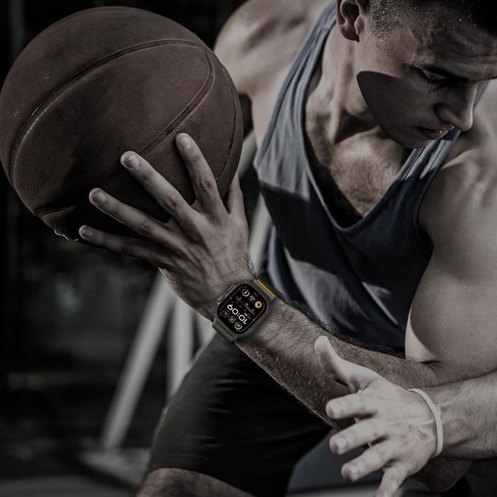 TECH-PROTECT NYLON SLIP APPLE WATCH 6 / 7 / 8 / 9 / 10 / SE / ULTRA 1 / 2 (44 / 45 / 46 / 49 MM) KHAKI