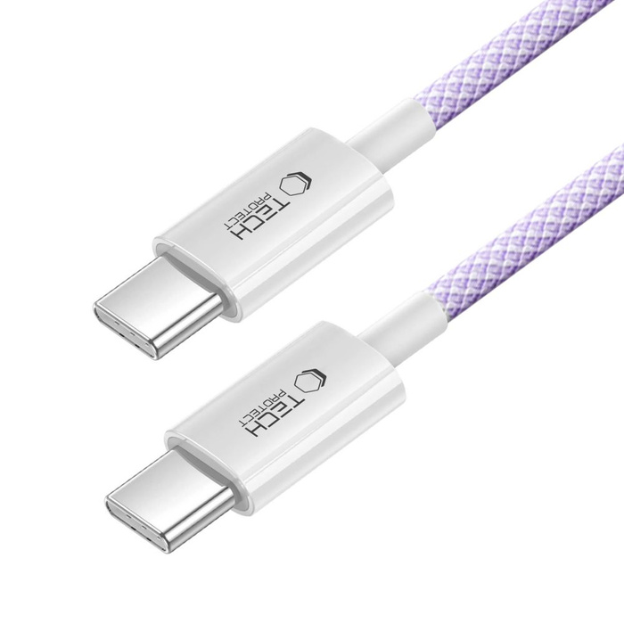 TECH-PROTECT ULTRABOOST LITE TYPE-C CABLE PD60W/3A 100CM MAUVE