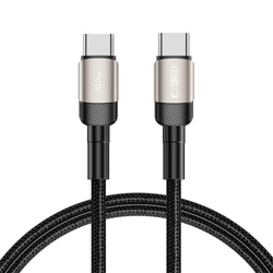 Kabel USB-C Ultraboost Evo Tech-protect Pd100w/5a 100cm Tytanowy