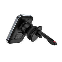 Uchwyt MM15W-V2 Tech-Protect Magnetic Magsafe Vent Car Mount Wireless Charger 15W czarny