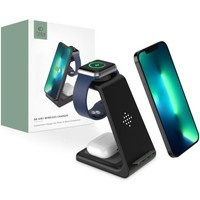 Ładowarka A8 TECH-PROTECT 3IN1 WIRELESS CHARGER Czarna