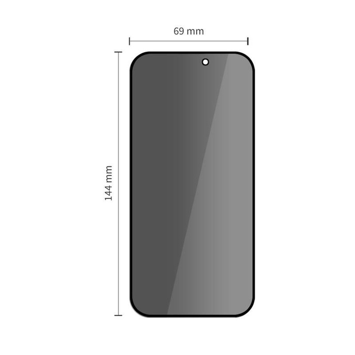 SZKŁO PRYWATYZUJĄCE TECH-PROTECT IPHONE 14 PRO QUICK SET SPY+ 2-PACK PRIVACY