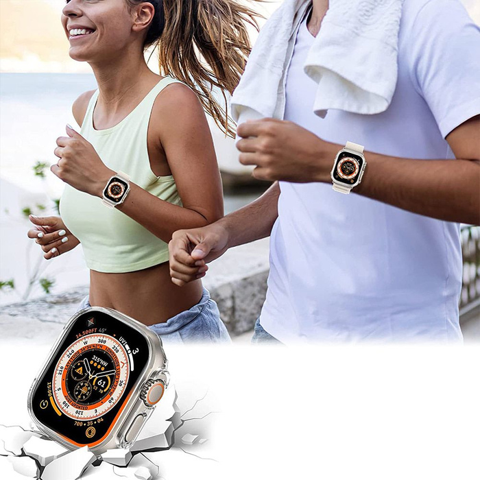 Etui Apple Watch Tech-protect Defense360 Ultra 49 Mm Przezroczyste