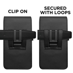 TECH-PROTECT SM75 UNIVERSAL PHONE HOLSTER POUCH 5.8-6.8 INCH BLACK