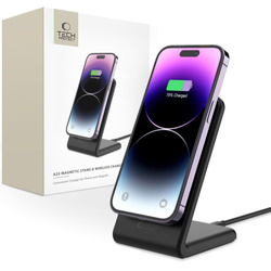 Ładowarka QI15W-A23 Tech-Protect Magnetic Magsafe Wireless Charger Czarna