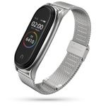 Bransoleta Xiaomi Mi Band 5 TECH-PROTECT Milaneseband Srebrna Silver