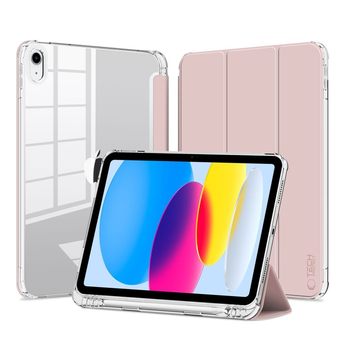 Etui iPad 10.9 2022 Tech-protect Sc Pen Hybrid różowy