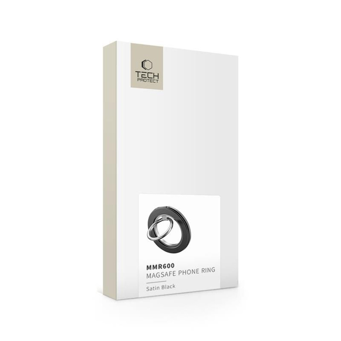 TECH-PROTECT MMR600 MAGNETIC MAGSAFE PHONE RING SATIN BLACK