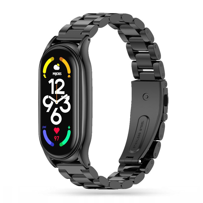 Pasek MI SMART BAND 7 XIAOMI TECH-PROTECT STAINLESS czarny