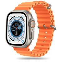 Pasek Apple Watch 4 / 5 / 6 / 7 / 8 / Se / Ultra Tech-protect Iconband Pro (42 / 44 / 45 / 49 Mm) pomarańczowy