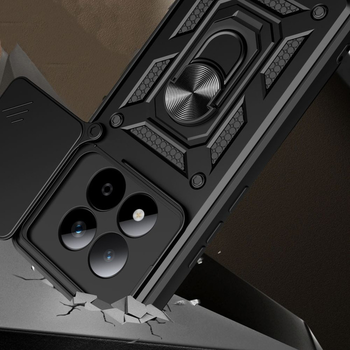 TECH-PROTECT CAMSHIELD PRO XIAOMI POCO M8 PRO / REDMI NOTE 15 PRO+ PLUS 5G MATTE BLACK