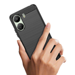 Etui Xiaomi Redmi 13C / Poco C65 Tech-protect Tpucarbon Case Czarny