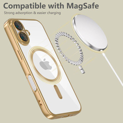 ETUI TECH-PROTECT MAGFLEX MAGSAFE IPHONE 16 SHINY GOLD
