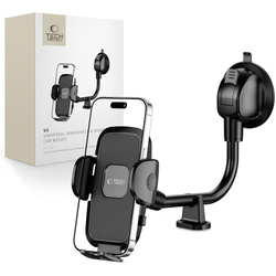Uchwyt V3 Tech-Protect Universal Long Arm Windshield & Dashboard Car Mount czarny