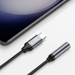 Adapter Ultraboost Tech-protect Type-c To Mini Jack 3.5mm Czarny
