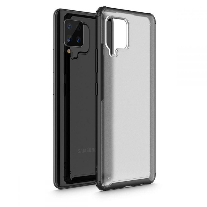 Etui Galaxy A42 5G TECH-PROTECT Hybridshell Frost Black Czarne