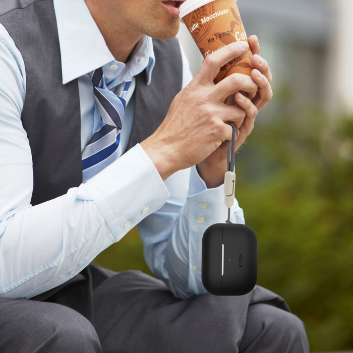 TECH-PROTECT SILICONE APPLE AIRPODS PRO 1 / 2 OLIVE GREEN