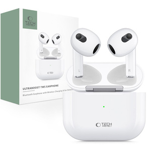 Słuchawki Tech-protect Ultraboost Tws Earphone Core White Case