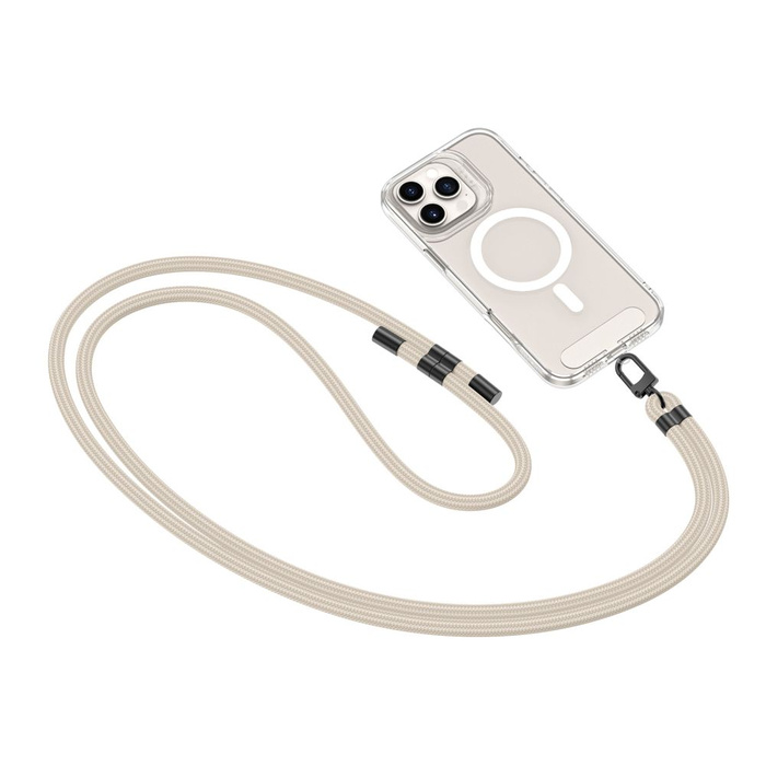 TECH-PROTECT C7S ROPE CROSSBODY STRAP TAUPE/BLACK