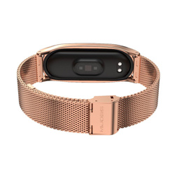Pasek Xiaomi Mi Band 5 TECH-PROTECT Milaneseband Złoty Rose Gold