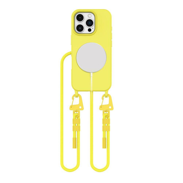 Etui TECH-PROTECT MAGNECKLACE MAGSAFE IPHONE 16 PRO MAX CANARY YELLOW