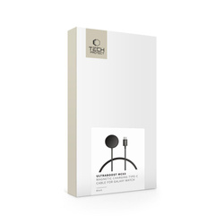 Ładowarka TECH-PROTECT MC03 ULTRABOOST MAGNETIC CHARGING TYPE-C CABLE 100CM SAMSUNG GALAXY WATCH BLACK