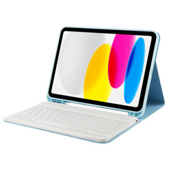 Etui iPad 10.9 Tech-Protect SC Pen + Keyboard 2022 niebieskie niebo