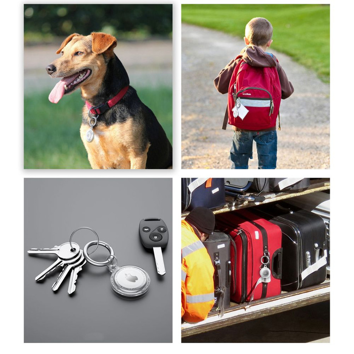 Etui Airtag Apple Tech-protect Icon Clear przezroczysty