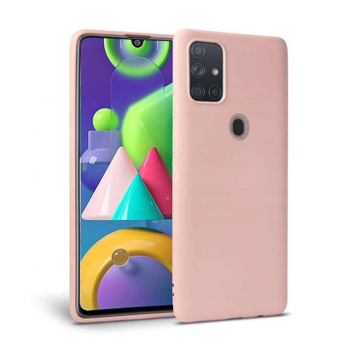 Etui Galaxy A21 TECH-PROTECT Icon Case Różowe Pink