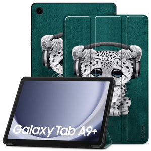 Etui Samsung Galaxy Tab A9+ Plus 11.0 X210 / X215 / X216 Tech-protect Smartcase Sad Cat