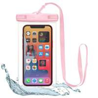 Etui Universal Tech-Protect Waterproof Case wodoodporne różowy