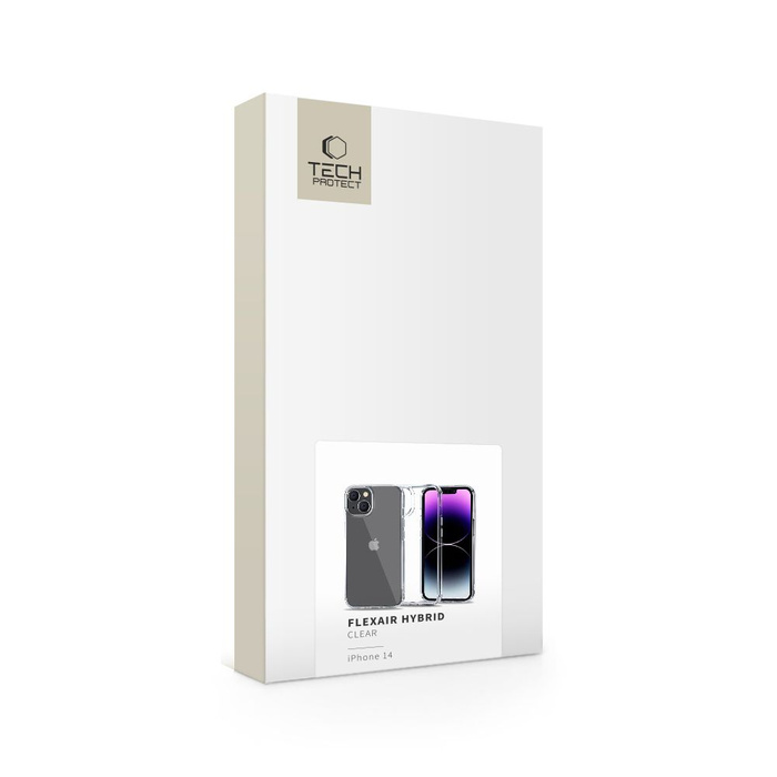 Etui iPhone 14 Tech-protect Flexair Hybrid Przezroczysty