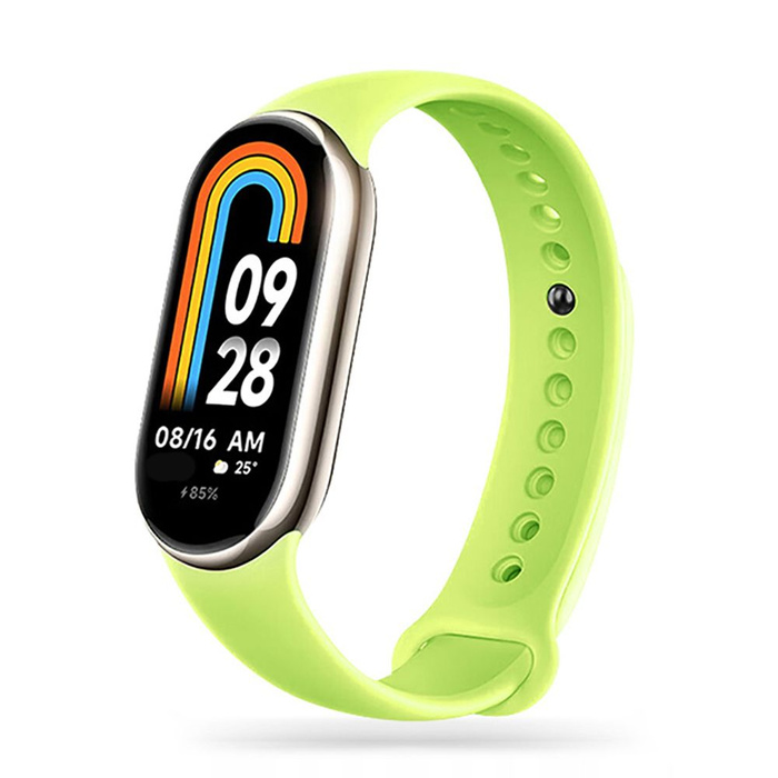 Pasek Xiaomi Smart Band 8 Tech-protect Iconband 8 Nfc Case limonkowy