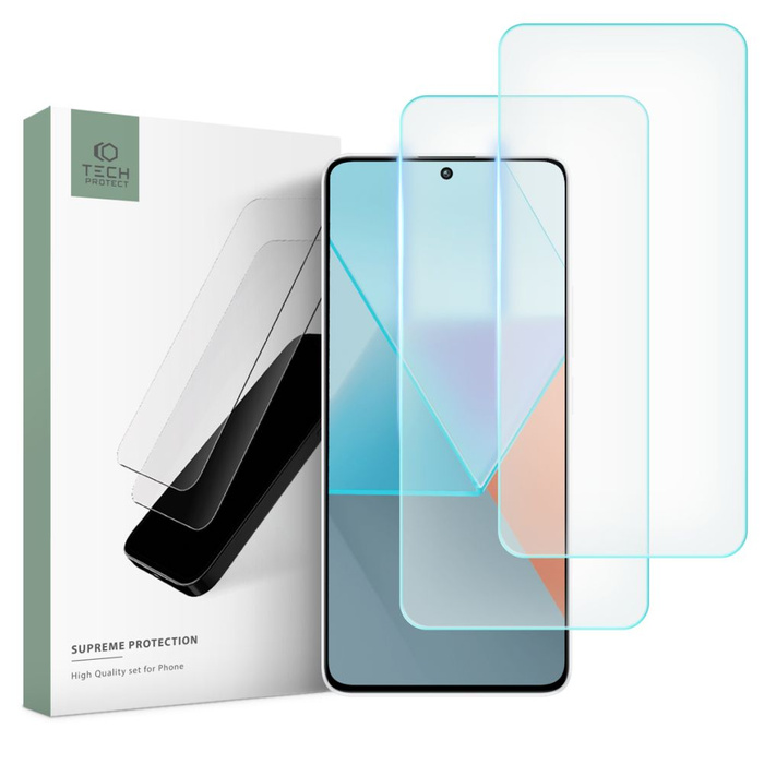 Szkło Hartowane Xiaomi Redmi Note 13 / 13 Pro / 4g / 5g Tech-protect Supreme Clear Przezroczysty