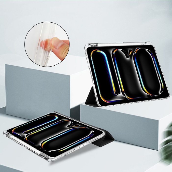 Etui Tech-protect Sc Pen Hybrid iPad Pro 13 7 / 2024 Black/clear Case