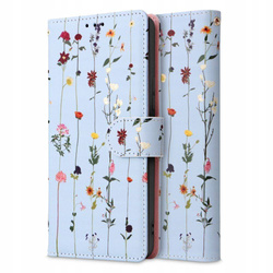 Etui Galaxy A34 5G Tech-protect Wallet Garden Blue przetłumaczone na język polski to: Niebieski Ogród