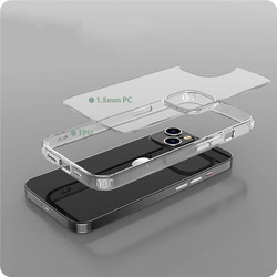 Etui iPhone 15 Pro Tech-protect Flexair Hybrid Clear Case przezroczyste