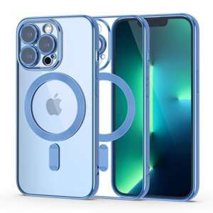 Etui iPhone 13 Pro Tech-protect Magshine Magsafe Niebieskie Niebo