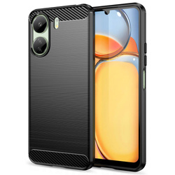 Etui Xiaomi Redmi 13C / Poco C65 Tech-protect Tpucarbon Case Czarny