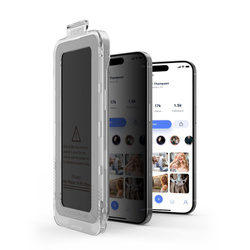 SZKŁO PRYWATYZUJĄCE TECH-PROTECT IPHONE 14 PRO QUICK SET SPY+ 2-PACK PRIVACY