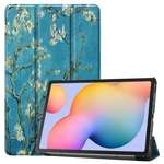 Etui Galaxy Tab S6 Lite 10.4 P610/p615 TECH-PROTECT Smartcase Sakura Niebieskie Case