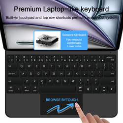 TECH-PROTECT SMARTCASE MAGNETIC + KEYBOARD IPAD PRO 12.9” 4 / 5 / 6 / 2020-2022 / AIR 13” 1 / 2 / 2024-2025 BLACK