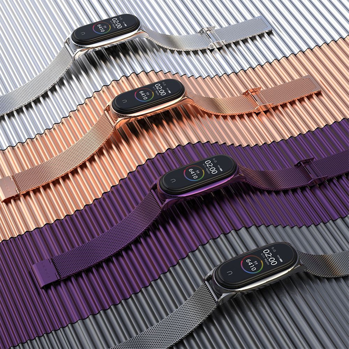 Pasek MI SMART BAND 7 XIAOMI TECH-PROTECT MILANESEBAND złoty