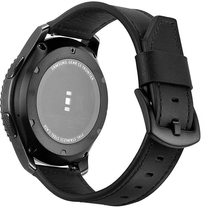 Pasek Samsung Galaxy Watch 46mm TECH-PROTECT Herms Black Czarny