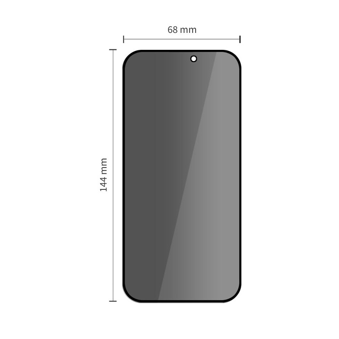 SZKŁO PRYWATYZUJĄCE TECH-PROTECT IPHONE 15 / 16 QUICK SET SPY+ 2-PACK PRIVACY
