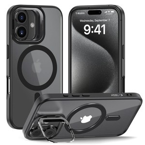 Etui TECH-PROTECT MAGSTAND MAGSAFE IPHONE 16 MATTE BLACK