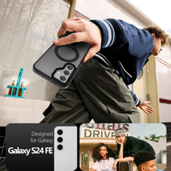 Etui TECH-PROTECT MAGRING MAGSAFE GALAXY S24 FE MATTE BLACK