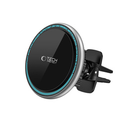 Uchwyt A2 Tech-Protect Magnetic Magsafe Vent Car Wireless Charger 15W czarny