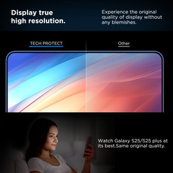 SZKŁO HARTOWANE TECH-PROTECT QUICK SET+ 2-PACK GALAXY S25+ PLUS CLEAR