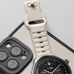 Pasek Samsung Galaxy Watch 4 / 5 / 5 Pro (40 / 42 / 44 / 45 / 46 Mm) Tech-Protect Iconband Line Army Piaskowy